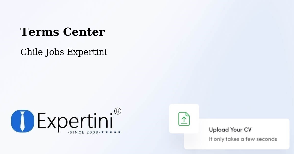 Terms of Service – Llaillay - Chile Jobs Expertini